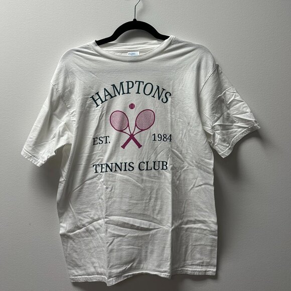 Hamptons Tennis Club T-Shirt - Picture 1 of 3